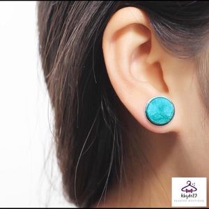 🌺Vintage Stud Mint Earrings